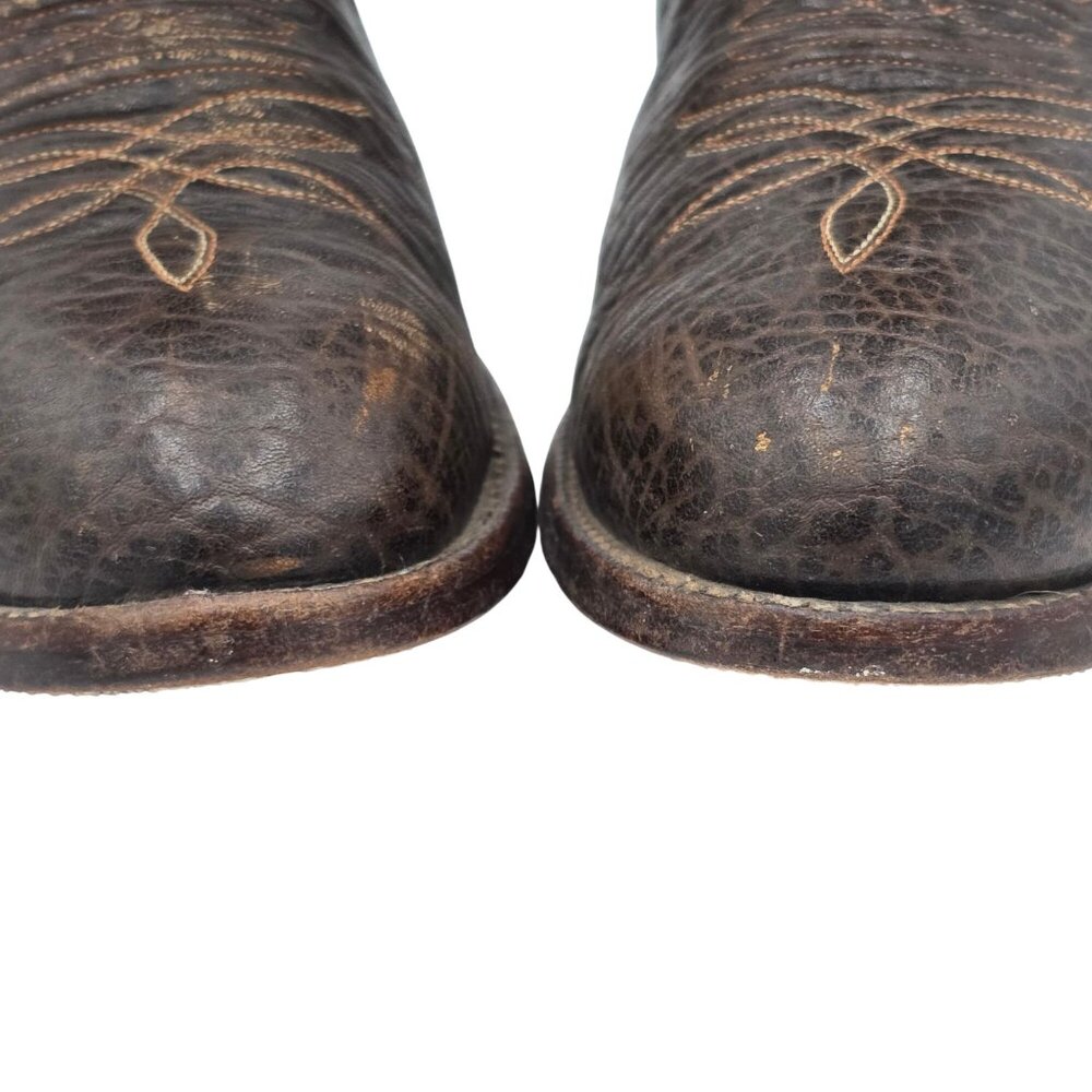 Justin 2223 Rick Grimes Walking Dead Cowboy Boots Mens 11E Wide Screen Accurate - Picture 16 of 16